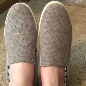 Dr Scholl size 9 gray slip on sneaker/shoe